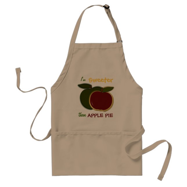 Avental Country Apples Sweeter than Apple Pie Apron (Frente)