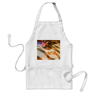 Avental Cowboy Hat Lasso American Flag Sunrays