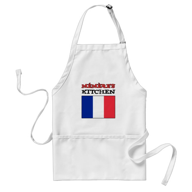 Avental Cozinha Memere com Bandeira da França (Frente)