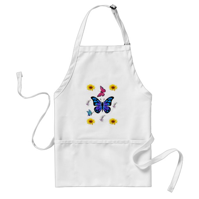 Avental Cozinha Sunflower Apron Butterfly (Frente)