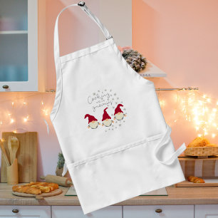 Avental Cozinhando com Minhas Gnomices Cozinha de Natal