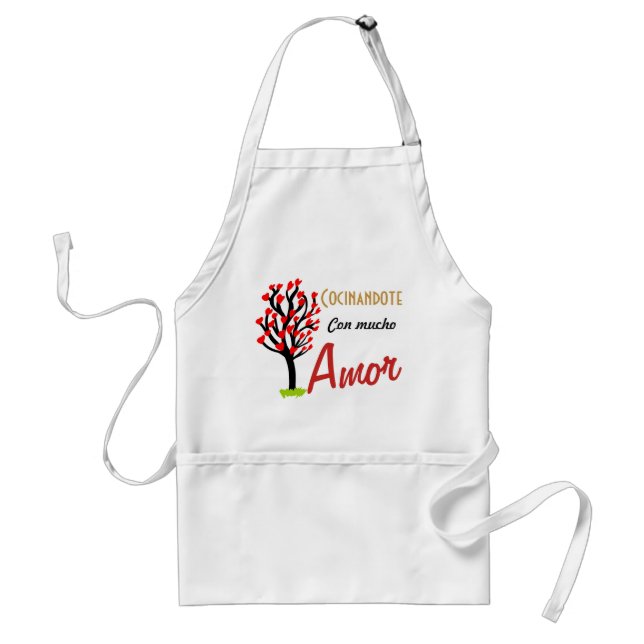 AVENTAL COZINHANDO PARA VOCÊ COM MUITO AMOR (Frente)
