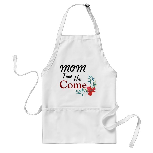 Avental Cozinhar Apron Para A Mãe. (Frente)