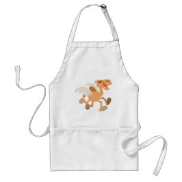 Avental Cozinhar de Camelo Amarelo de Cartoon Bonito Apron