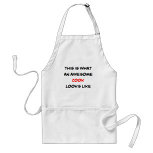 Avental cozinhe, incrível