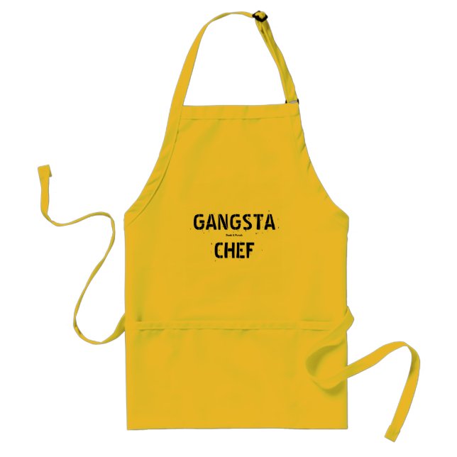 AVENTAL COZINHEIRO CHEFE DE GANGSTA (Frente)