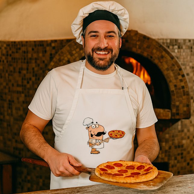 Avental Cozinheiro de Pizza (Criador carregado)