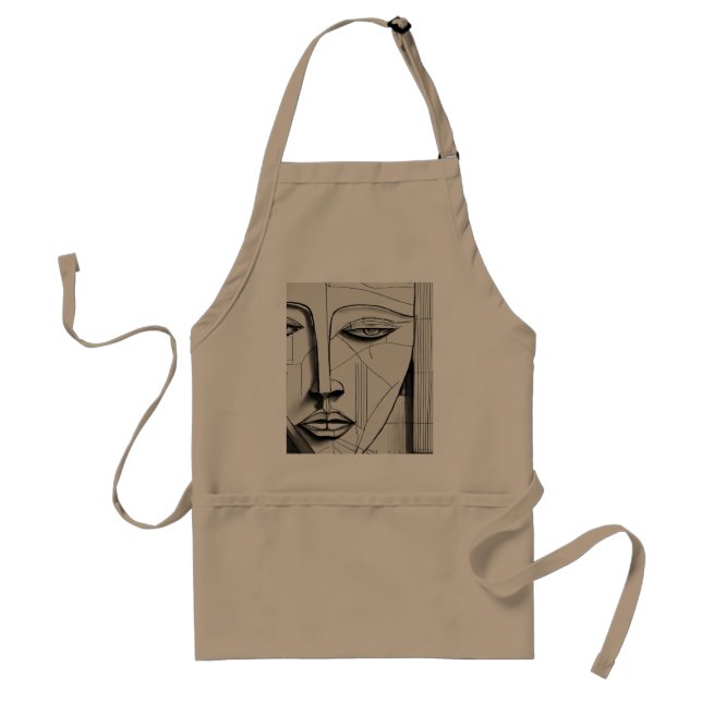 Avental Cubist Art Cobbler Apron - Design abstrato exclusi (Frente)