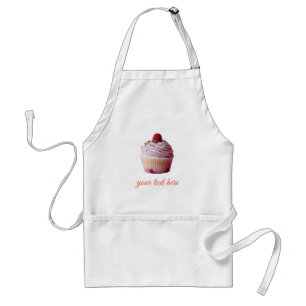 Avental Cupcake Rosa Longo Apron