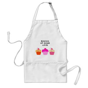 Avental Cupcakes Assando um pouco de Amor