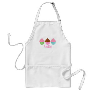 Avental Cupcakes de bolinhas personalizados Apron