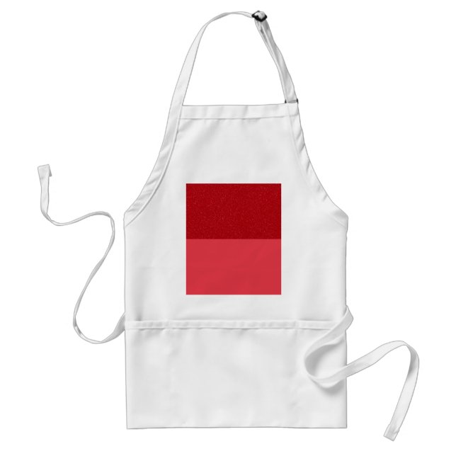 Avental Custom Tomato Red Contrast Block Apron (Frente)