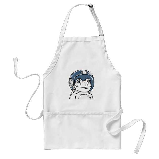 Avental Cute Astronaut Frog Space Adventure  (Frente)