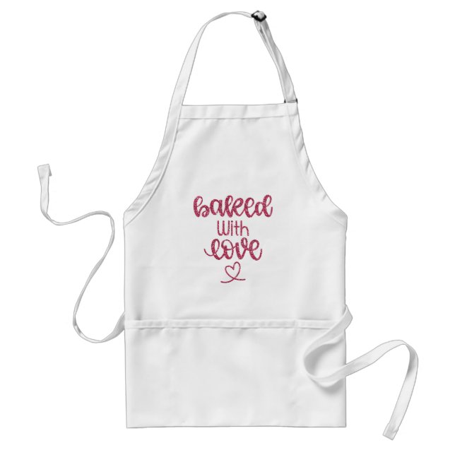 Avental Cute Feita Com Amor Bajulando Apron (Frente)