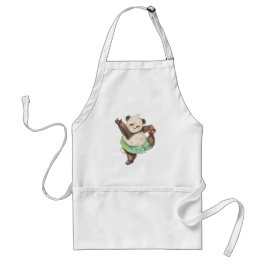 Avental Cute Funny Panda Ballerina Apron
