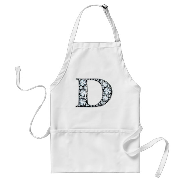 Avental "D" Diamond Bling Apron (Frente)