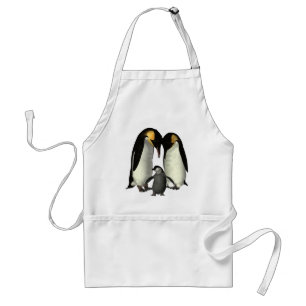 Avental da família do pinguim