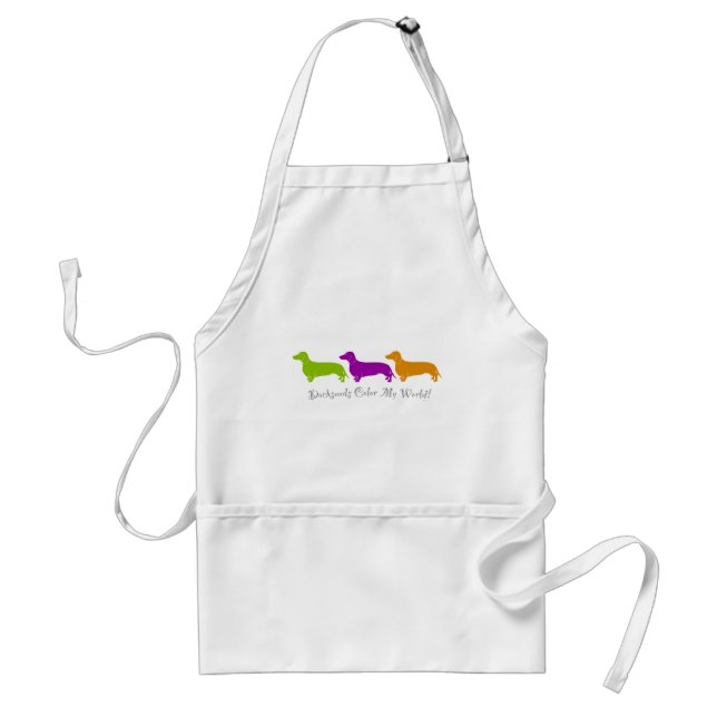 Avental Dachshund - design astuto original de Doxie (Frente)