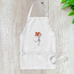 Avental Dançando Princesa Cute Ballerina Stick<br><div class="desc">Adicione um borrão de charme à sua cozinha ou artesanato com este adorável avental da Princesa Dançante. Apresentando uma bailarina de cabeceira vermelha divertida em uma design de boneca branca, este avental bonito é perfeito para amantes de dança, meninas, e qualquer um que goste de trabalho de arte giro e...</div>