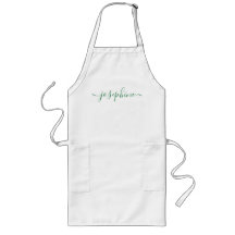 avental de adulto do nome de script Personalizado
