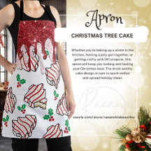 Avental de Bolo de Árvore de Natal