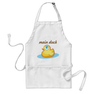 Avental de borracha do duckie do amarelo principal