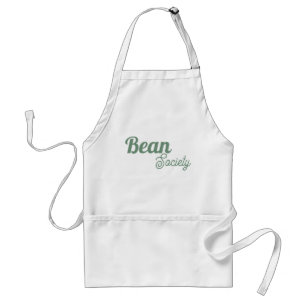 Avental de Café Bean Society Green Script Coffee