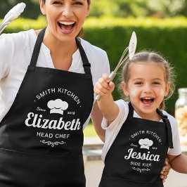 Avental de Chefe de Cozinha Personalizado Família