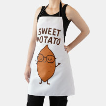 Avental de Cozinha de Batata Doce