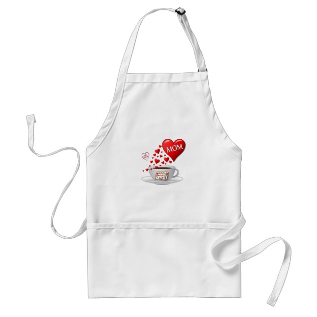 Avental de Cozinha do Dia das Mães (Frente)