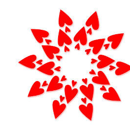 Avental de Cozinha Estrelas Corações Feliz Dia dos