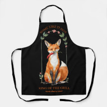 Avental de Cozinha King of the Grill Spicy Fox BBQ