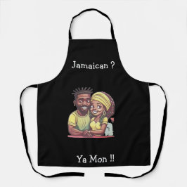 avental de cozinheira jamaicano