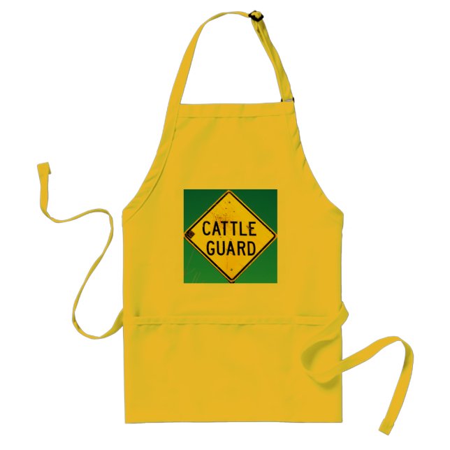 avental de guarda de gado amarelo (Frente)