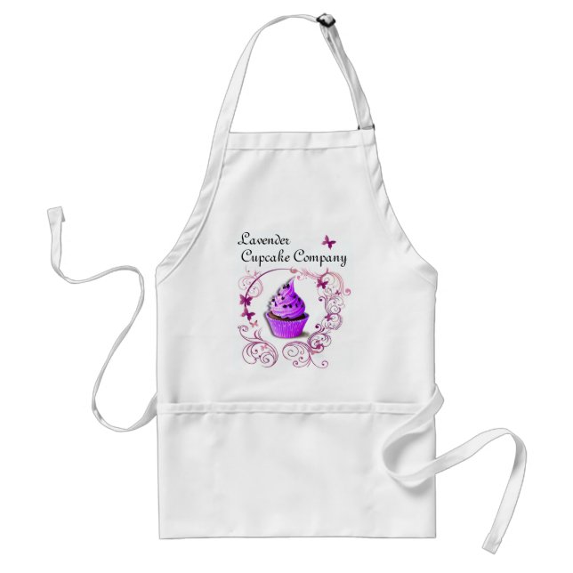 Avental de Lavanda Cupcake Empresa (costume) (Frente)