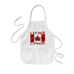 Avental de Lembrança do Canadá Infantil Avental Eu