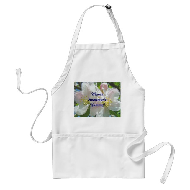 Avental de Mãe Caseiro Delicioso! Flores de Maçã (Frente)