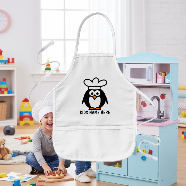 avental de nome personalizado para crianças | Chef (children's apron)