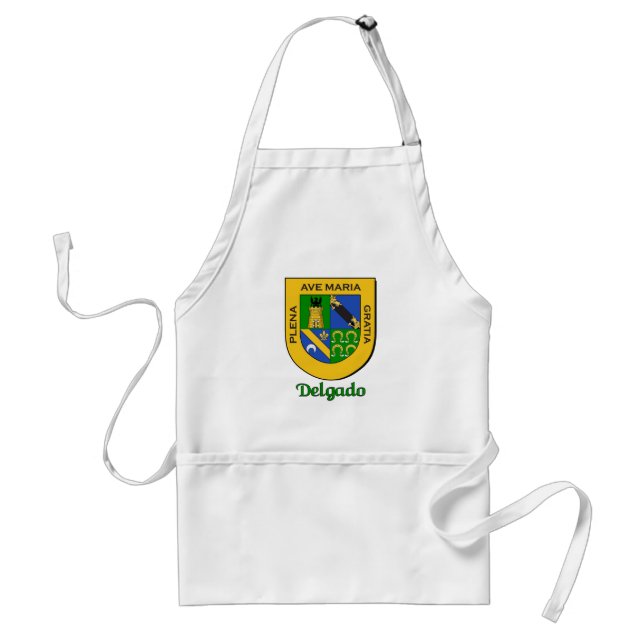 Avental Delgado Family Shield Apron (Frente)