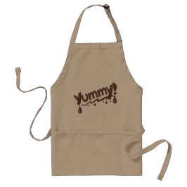 Avental Delicioso Design de texto de Chocolate "Iummy"