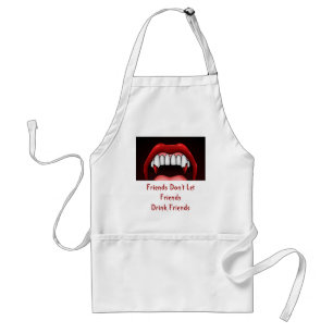 Avental Dentes de Halloween de Vampiro