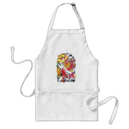 Avental Desenho de Tatuagem Foo Dog & Lótus