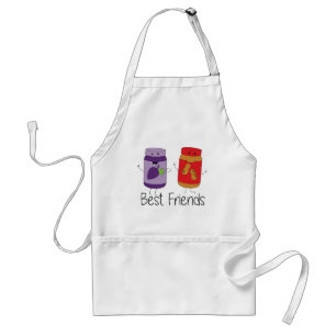 Avental Desenho PB e J Melhores Amigos Pb e J BFF