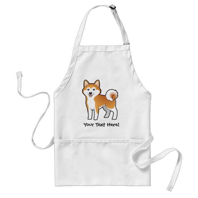 Avental Desenhos animados Akita Inu/Shiba Inu (Frente)