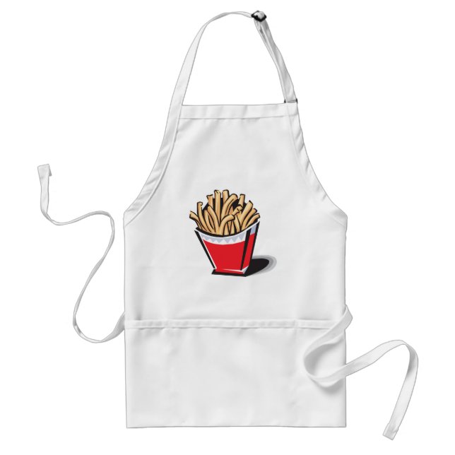 Avental design retrô de batatas fritas francesas (Frente)