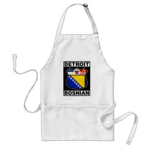 Avental Detroit Bosnian American Apron