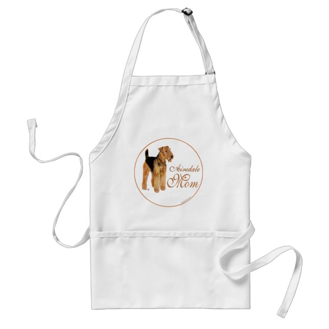 Avental Dia das Mães Airedale Terrier (Frente)