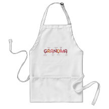 Dia de as mães para vovó personalizada Apron