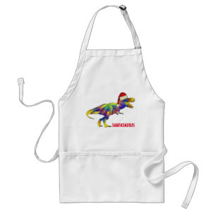 Avental Dinosauro T-Rex engraçado de Natal 