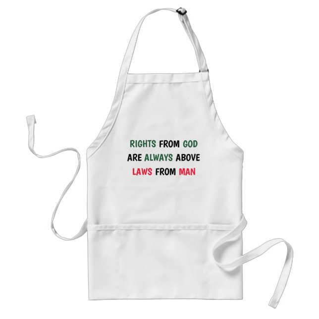 Avental Direitos de Deus (Frente)